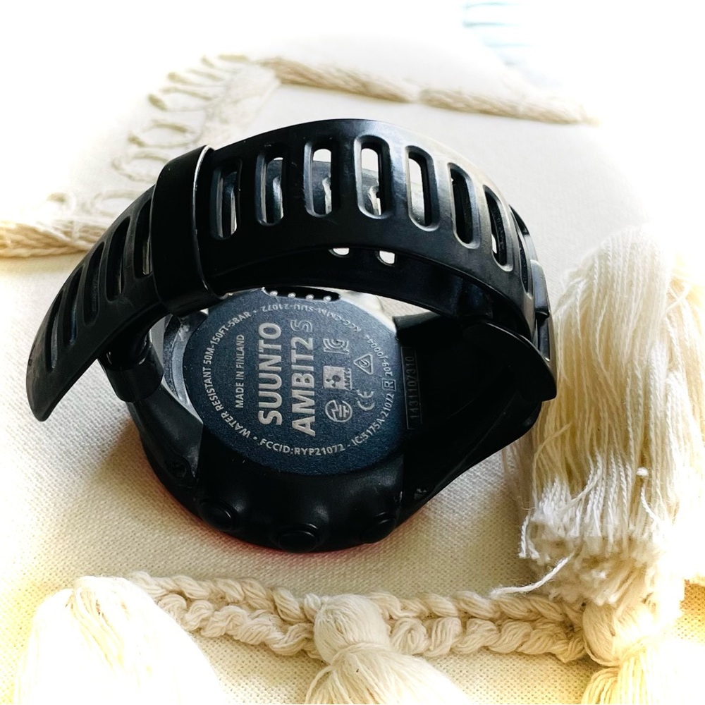 SUUNTO AMBIT2 Red HR GPS Fitness Watch with Heart Rate Monitor SS019651000